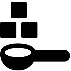 Drinks Extra Add Sugar Icon from Ultimate Bold Set