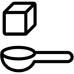 Drinks Extra Add Sugar_1 Icon from Ultimate Light Set