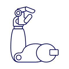 Prosthesis Arm Illustration from UX Line Set