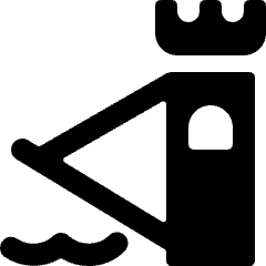 Protection Castle Gate Icon from Ultimate Bold Set