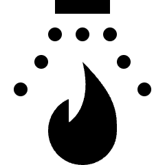 Protection Fire Sprinkle Icon from Nova Line Set