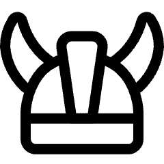 Protection Helmet Viking Icon from Ultimate Regular Set