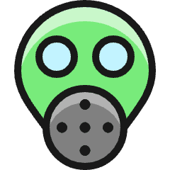 Protection Mask 1 Icon from Ultimate Colors Set