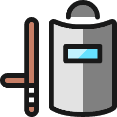 Protection Shield Icon from Ultimate Colors Set