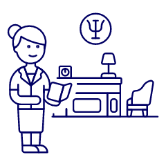 Psychologist 10 Illustration from UX Line Set