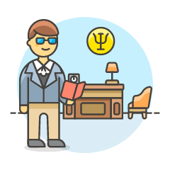 Psychologist 8 Illustration from UX Colors Set