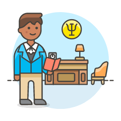 Psychologist 9 Illustration from UX Colors Set
