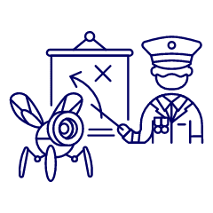 Spy Robot 2 1 Illustration from UX Line Set