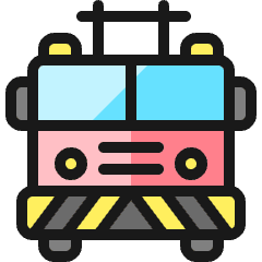 Public Service Firefighter Truck Icon from Ultimate Colors Set