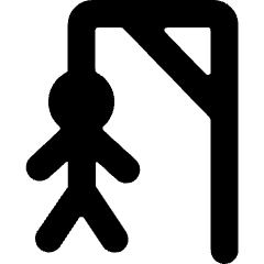 Punishment Hanging Icon from Ultimate Bold Set