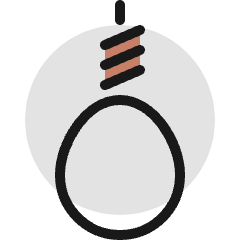 Punishment Hanging Noose Icon from Ultimate Colors Set