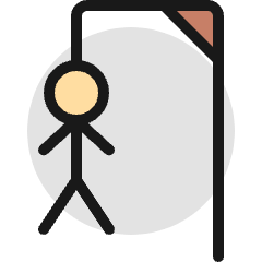 Punishment Hanging Icon from Ultimate Colors Set