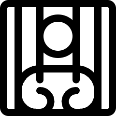 Punishment Prisoner Bars Icon from Ultimate Regular Set