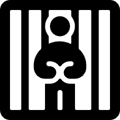 Punishment Prisoner Bars Icon from Ultimate Bold Set
