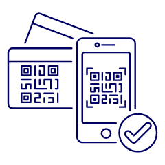 Qr Browser Validated Illustration from UX Line Set