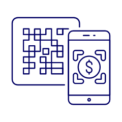 Qr Code Scan Illustration from UX Line Set