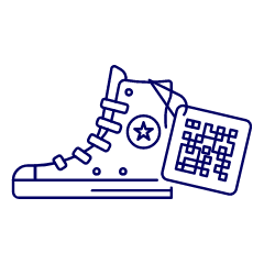 Qr Code Tag Illustration from UX Line Set