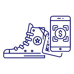 Qr Tag Scan Illustration from UX Line Set