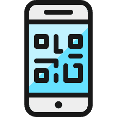 Mobile Qr Code Icon from Ultimate Colors Set