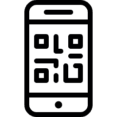 Mobile Qr Code Icon from Ultimate Light Set