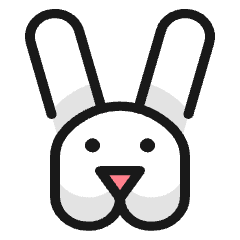 Rabbit Icon from Ultimate Colors Set