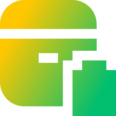 Earpods Case Battery Icon from Sharp Gradient Set