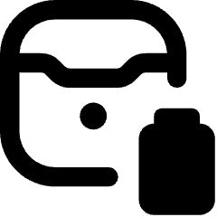 Earpods Case Battery Icon from Core Remix Set
