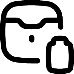 Earpods Case Battery Icon from Flex Line Set