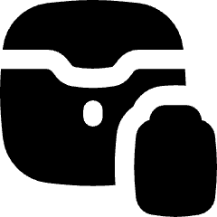 Earpods Case Battery Icon from Flex Solid Set