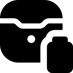 Earpods Case Battery Icon from Core Solid Set