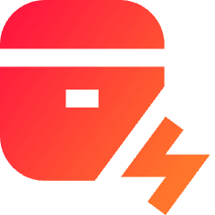 Earpods Case Charge Icon from Sharp Gradient Set