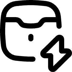 Earpods Case Charge Icon from Flex Line Set