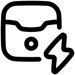 Earpods Case Charge Icon from Plump Line Set