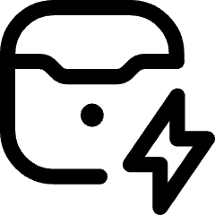 Earpods Case Charge Icon from Core Line Set