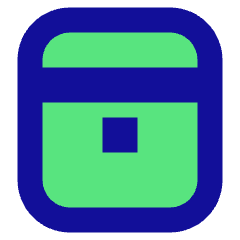 Earpods Case Icon from Sharp Pop Set