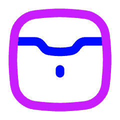 Earpods Case Solo Icon from Flex Neon Set
