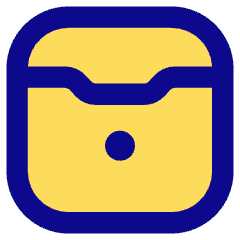 Earpods Case Icon from Core Pop Set