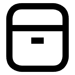 Earpods Case Icon from Sharp Line Set