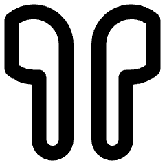 Earpods Icon from Core Remix Set