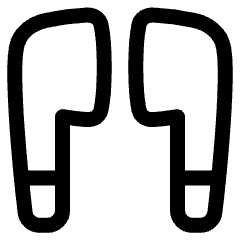 Earpods Icon from Plump Line Set