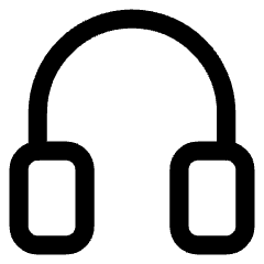 Headphones Icon from Core Line Set