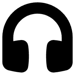 Headphones Icon from Plump Solid Set