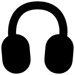 Headphones Icon from Flex Solid Set