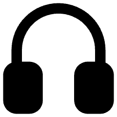 Headphones Icon from Core Remix Set
