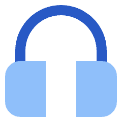Headphones Icon from Sharp Flat Set