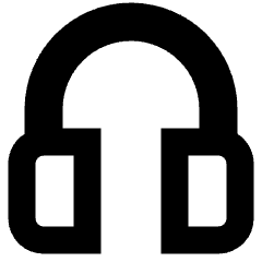 Headphones Icon from Sharp Remix Set