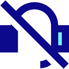 Headset Off Icon from Sharp Pop Set