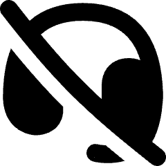 Headset Off Icon from Flex Solid Set