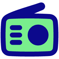 Radio Icon from Plump Pop Set