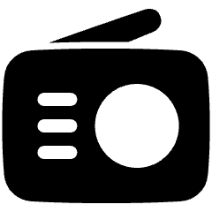 Radio Icon from Plump Solid Set